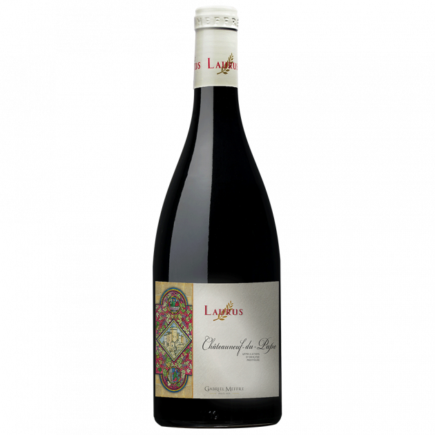 Bouteille laurus Chateauneuf du Pape rouge